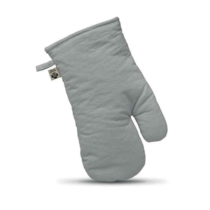 Gant de cuisine coton bio personnalisé NEVON, Gris