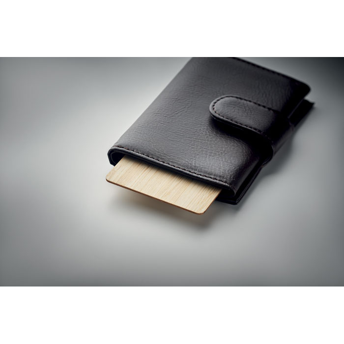 Carte anti-RFID bambou personnalisée CUSTOS +
