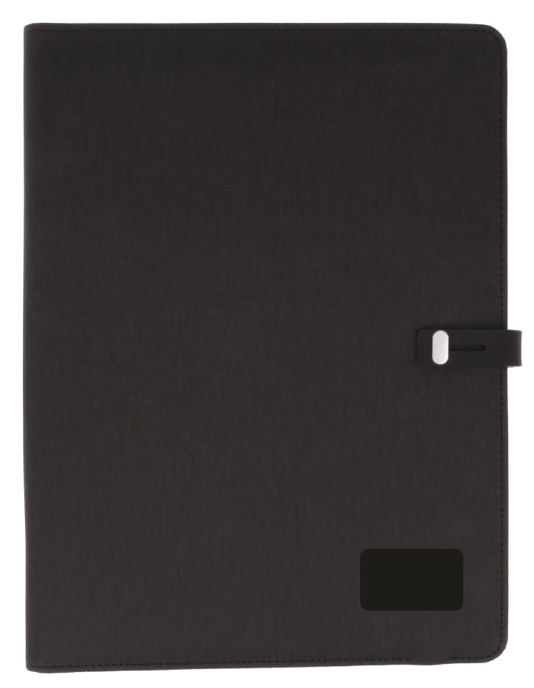 Conférencier A4 chargeur sans fil personnalisé SMARTFOLDER, plaque