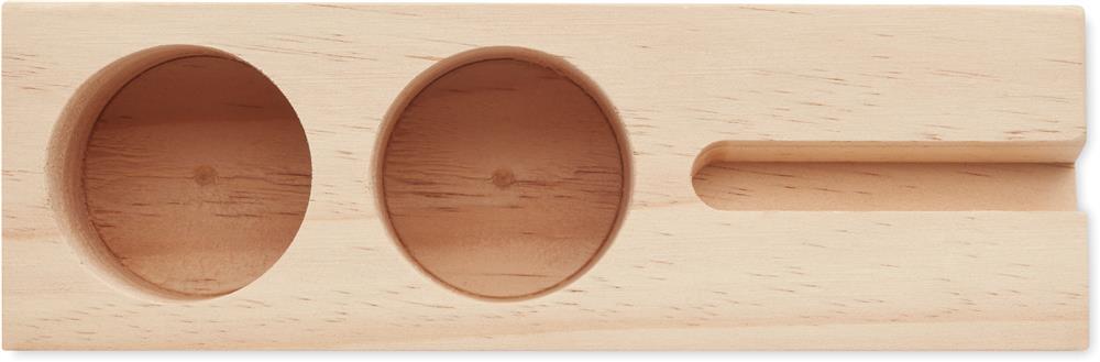 Organiseur de bureau bois avec graines personnalisé THILA, dessus côté 2