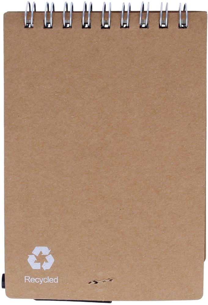 Bloc-notes stylo et notes adhésives personnalisé MULTIBOOK, dos carnet