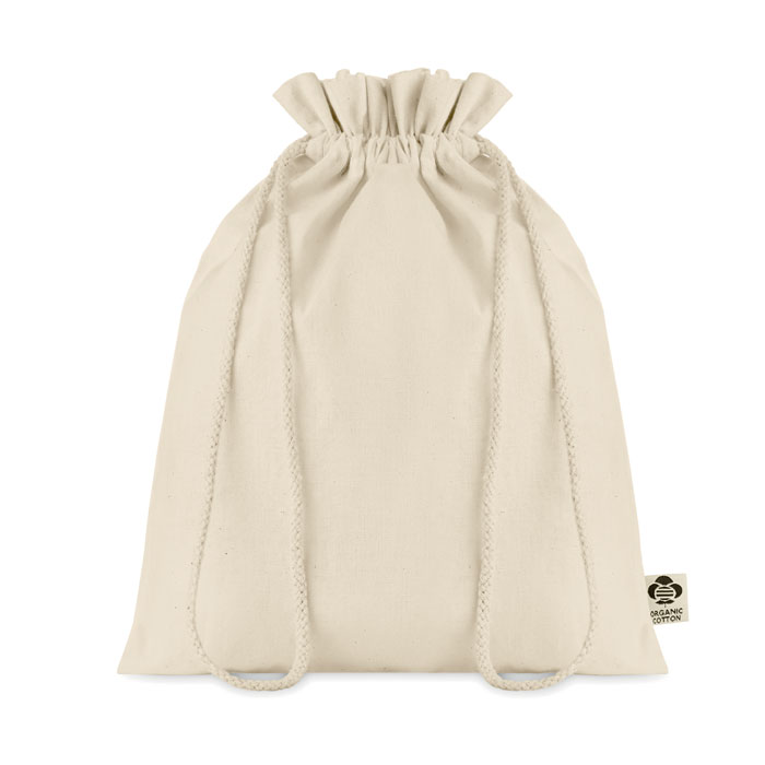 Sac cadeau coton bio 105 g/m² personnalisé AMBER MEDIUM