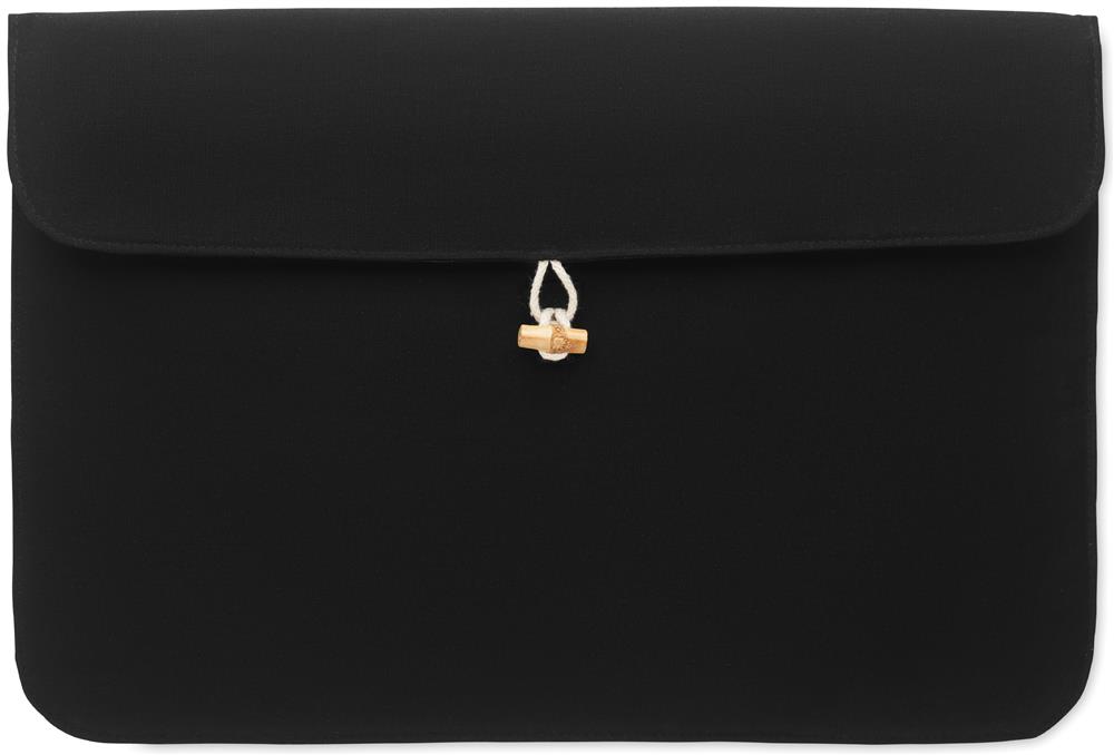 Pochette ordinateur coton 220 g/m² personnalisée COTIN, devant