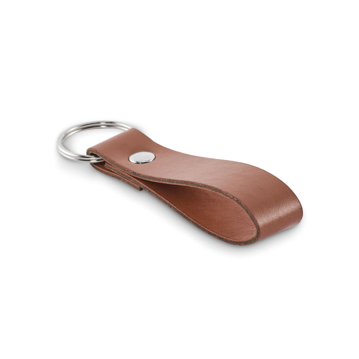 Porte-clés boucle simili-cuir personnalisé STROKEY