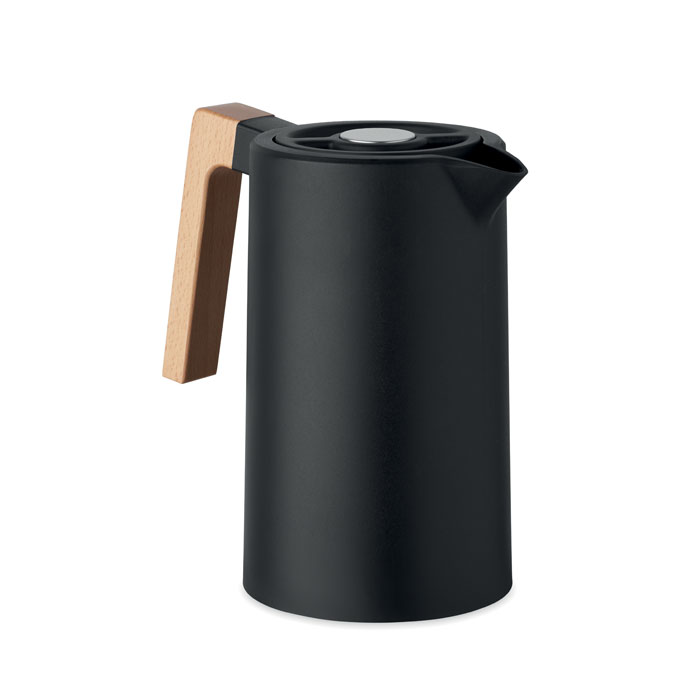 Carafe isotherme 1 L personnalisée SERVIR, Noir