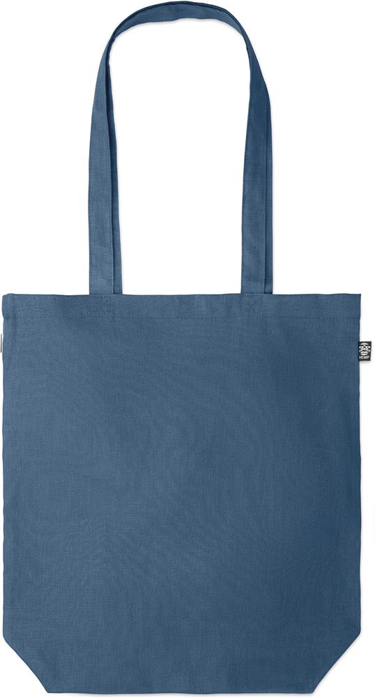 Tote bag chanvre 200 g/m² personnalisé NAIMA TOTE, devant (transfert numérique)