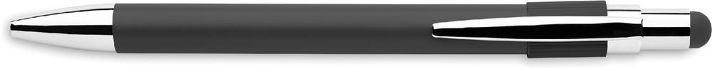 Stylo stylet spinner aluminium personnalisé EDD, dans l'axe du clip