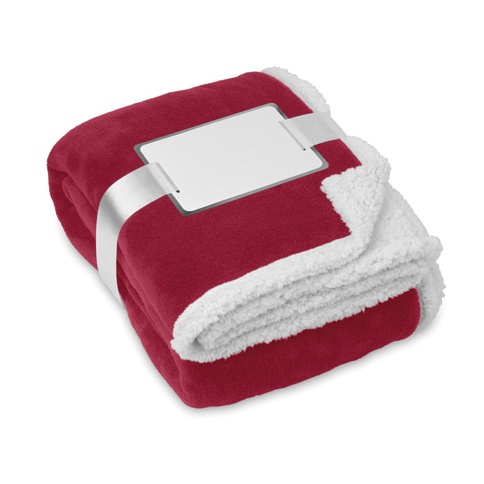 Plaid polaire doublé sherpa personnalisé ZERMATT
