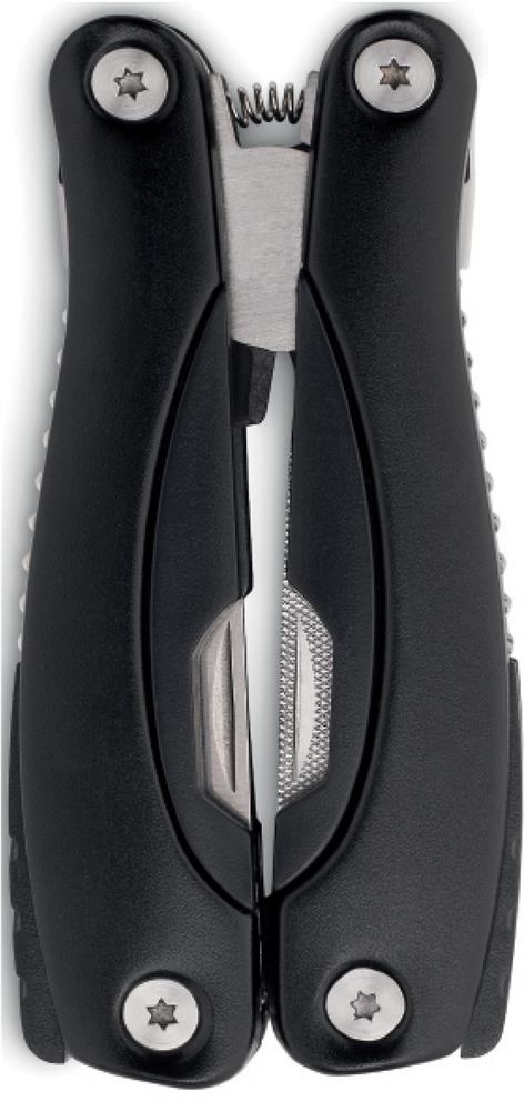 Multi-outil inox 10 accessoires personnalisé ALOQUIN, devant droite
