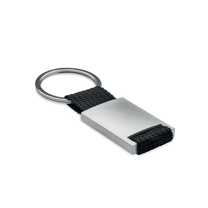 Porte-clés métal rectangulaire personnalisé TECH