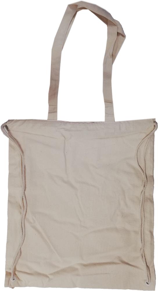 Sac cordon coton 220 g/m² personnalisé MOIRA, devant (transfert numérique)