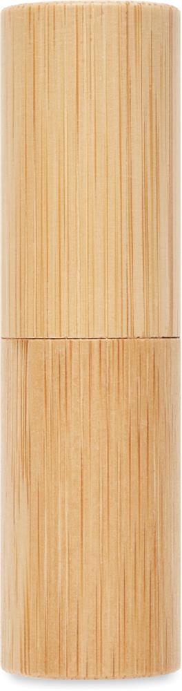 Baume à lèvres tube bambou SPF 10 personnalisé GLOSS LUX, côté 1 bas