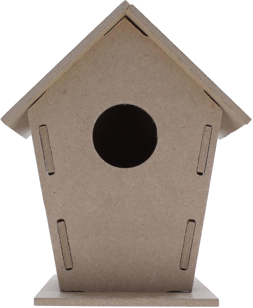 Nichoir en bois à monter personnalisé WOOHOUSE, devant