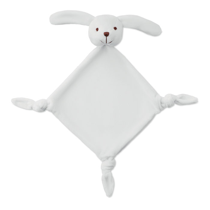 Doudou bébé blanc personnalisé LULLABY, Blanc