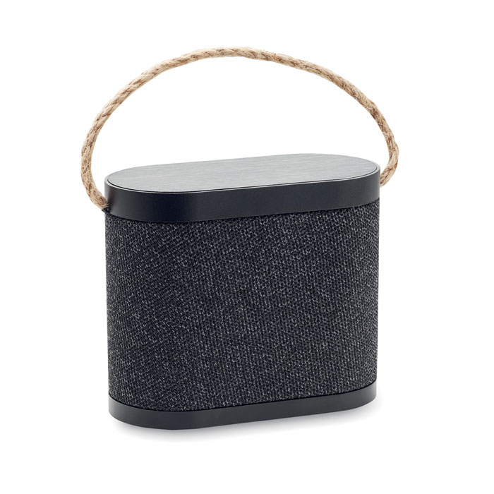 Enceinte chargeur sans fil 15 W personnalisée WUSIC, Noir