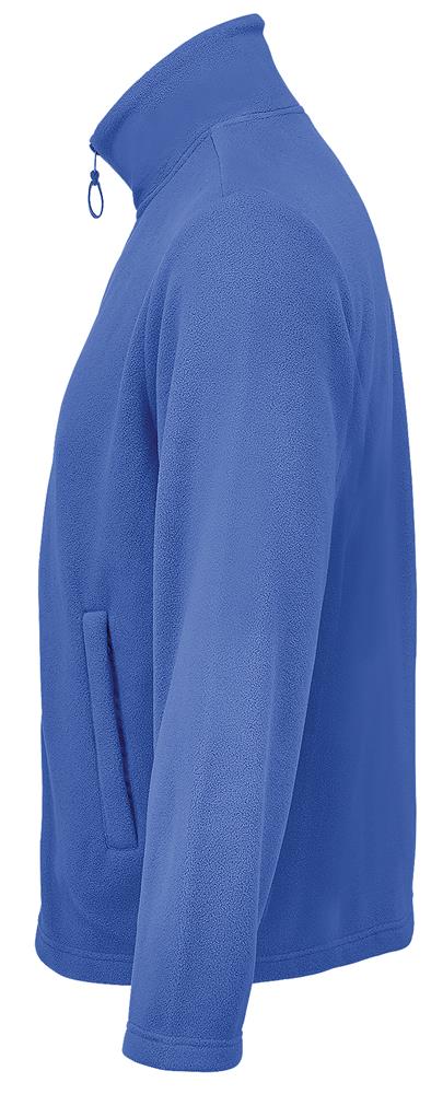 Polaire zippée polyester recyclé personnalisée NITRO, manche gauche