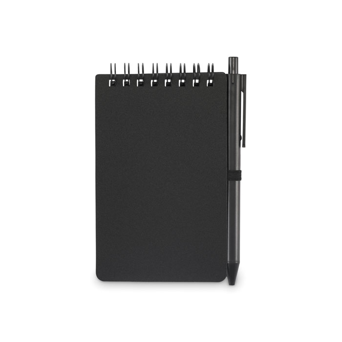 Bloc-notes déperlant avec stylo personnalisé KIT