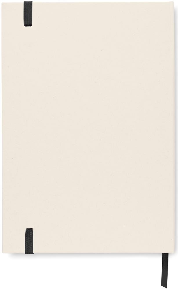 Carnet A5 carton de lait recyclé personnalisé MITO NOTE, dos (impression numérique)