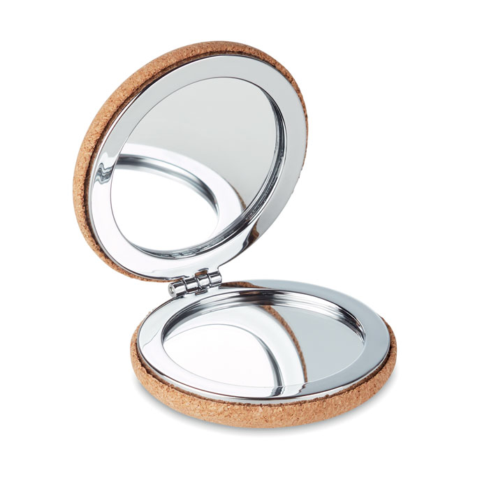 Miroir de poche liège personnalisé GUAPA CORK