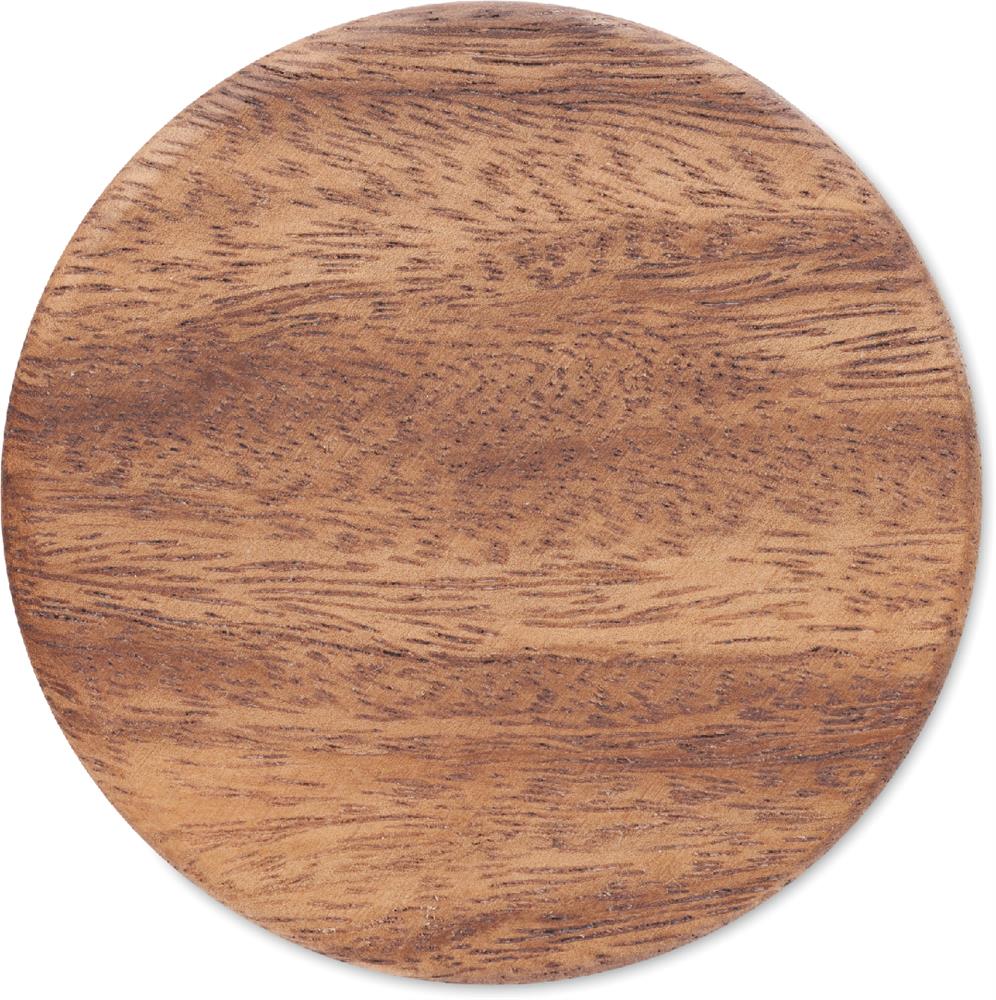 Gobelet inox recyclé et noyer 350 ml personnalisé WALNUT, couvercle