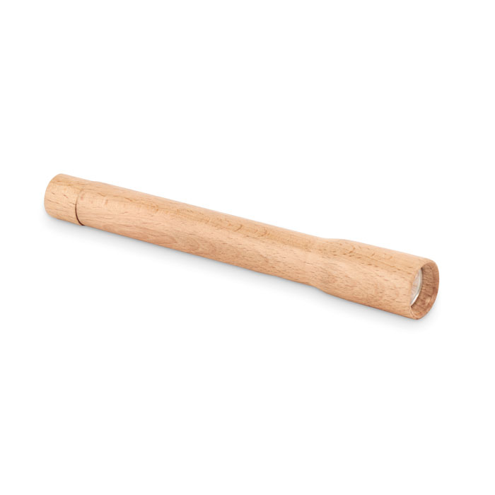 Lampe torche bois de hêtre personnalisée TELES