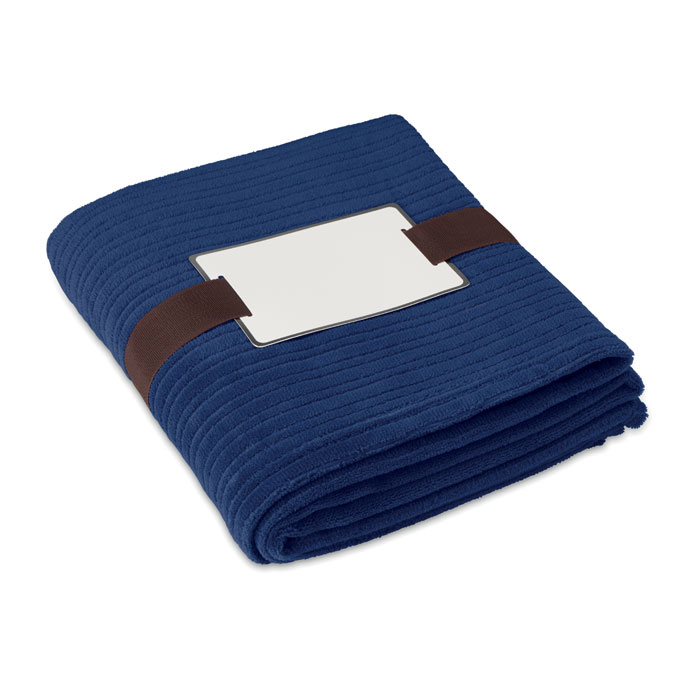 Plaid polaire 240 g/m² personnalisé CAP CODE, Bleu