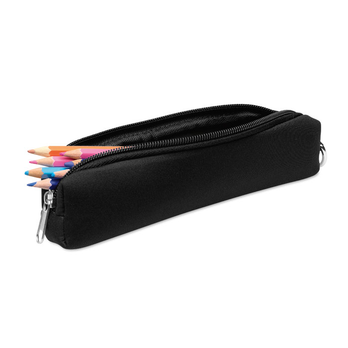 Trousse néoprène avec mousqueton personnalisée IRIS