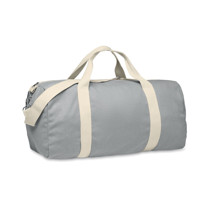 Sac de sport coton recyclé 320 g/m² personnalisé MALDI, Gris