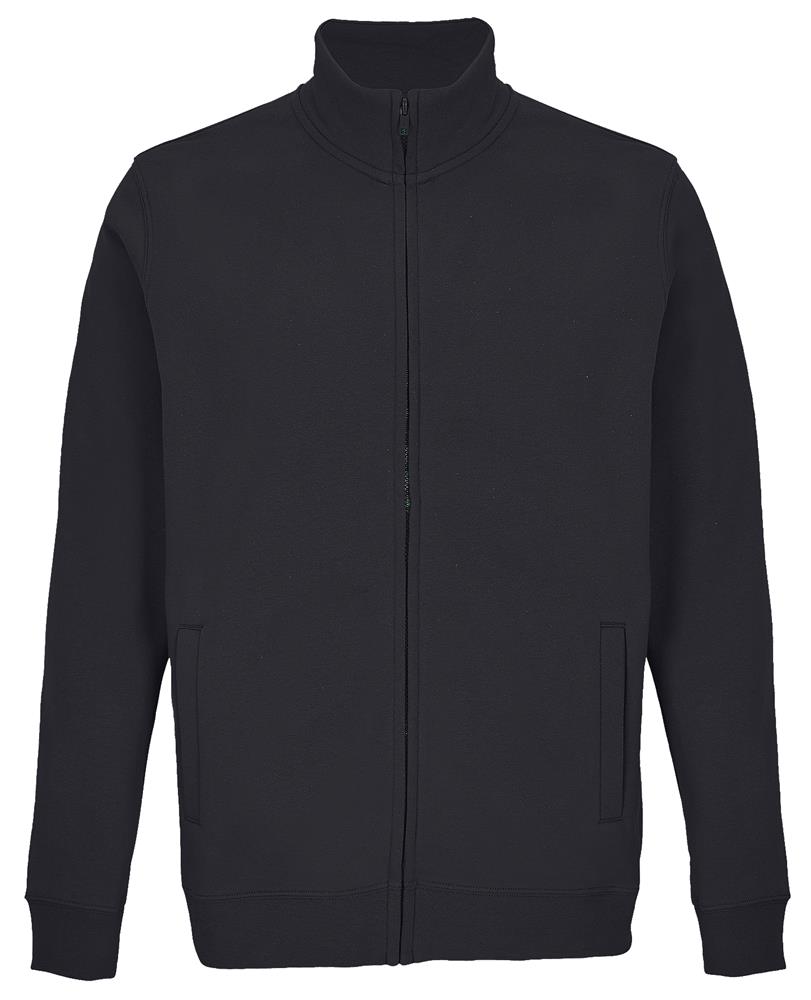 Sweat zippé coton et polyester recyclé personnalisé COOPER