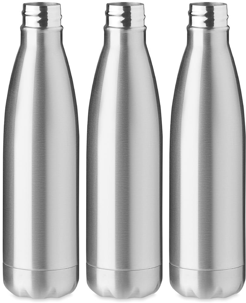 Bouteille isotherme inox 500 ml personnalisée ARCTIC, tour complet (impression numérique 360)