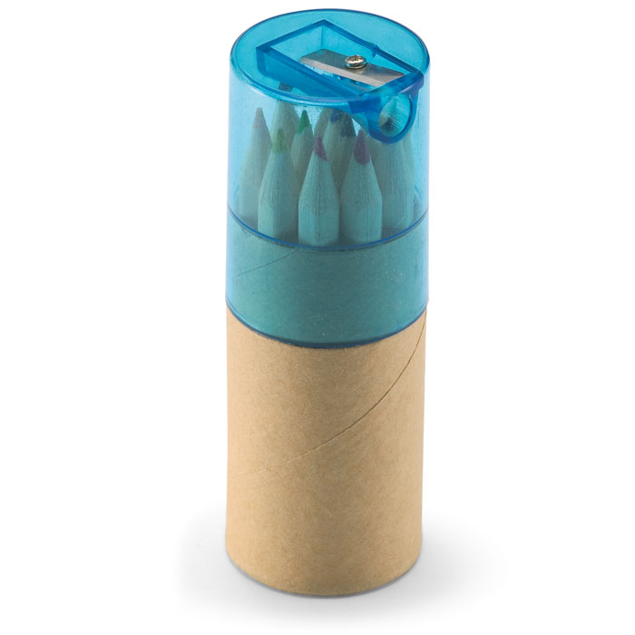 Crayons de couleur tube de 12 personnalisés LAMBUT