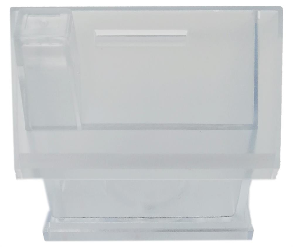 Tirelire maison en plastique personnalisée MYBANK, dos toit