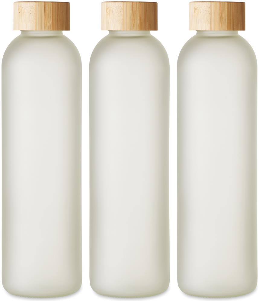 Bouteille en verre sublimation 650 ml personnalisée LOM, tour complet