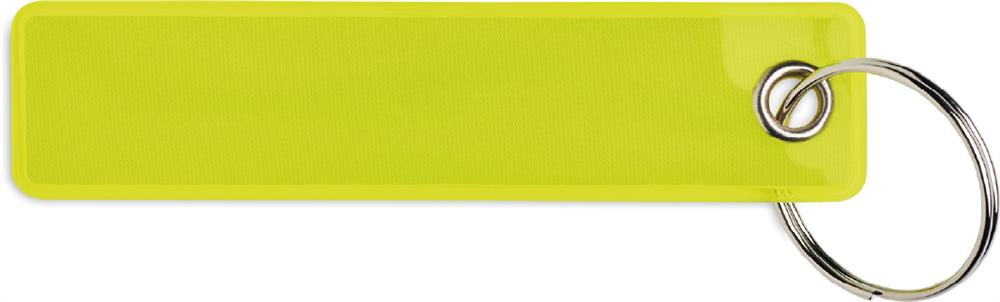Porte-clés réfléchissant PVC personnalisé KEYFLECT, côté 1