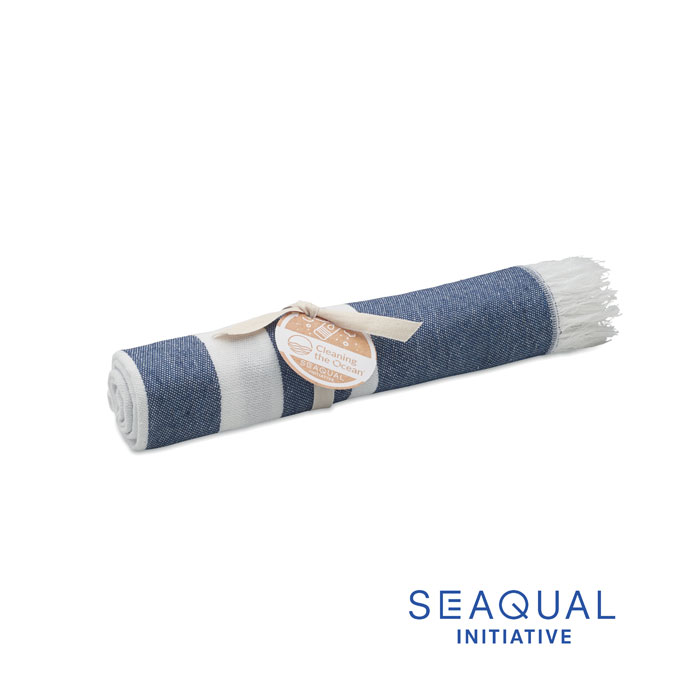 Serviette coton recyclé 70x140 cm personnalisée MAR