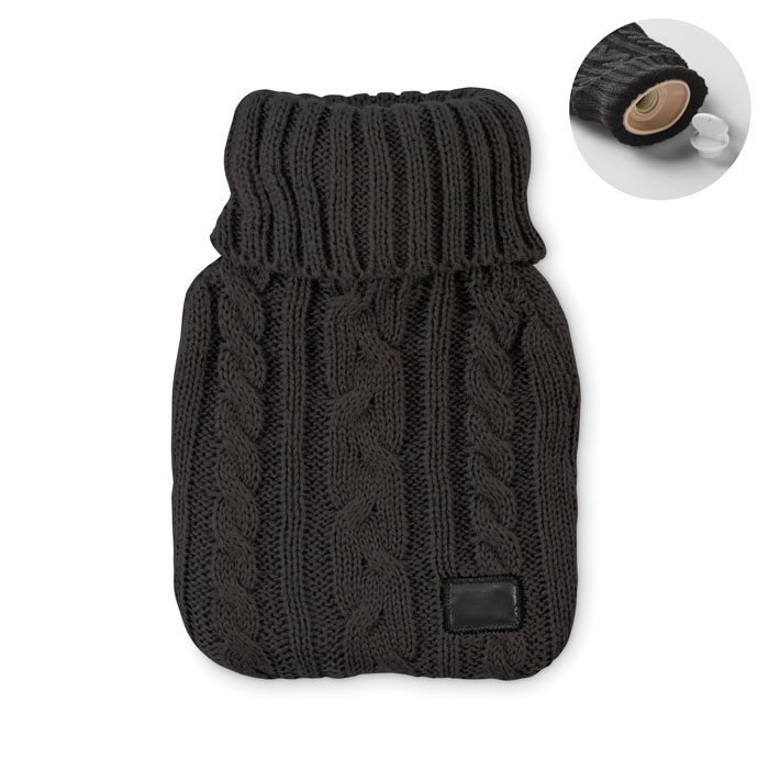 Bouillotte 400 ml housse tricot personnalisée TOASTY