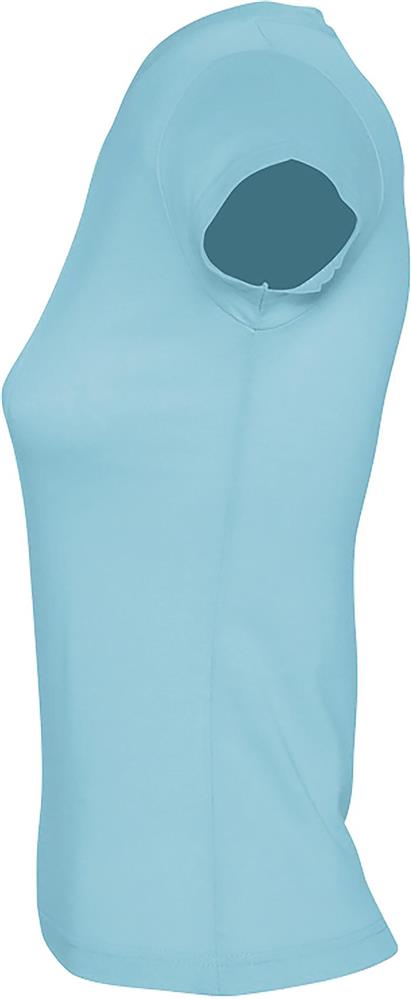 Tee-shirt femme col V 150 g/m² personnalisé MOON, manche gauche