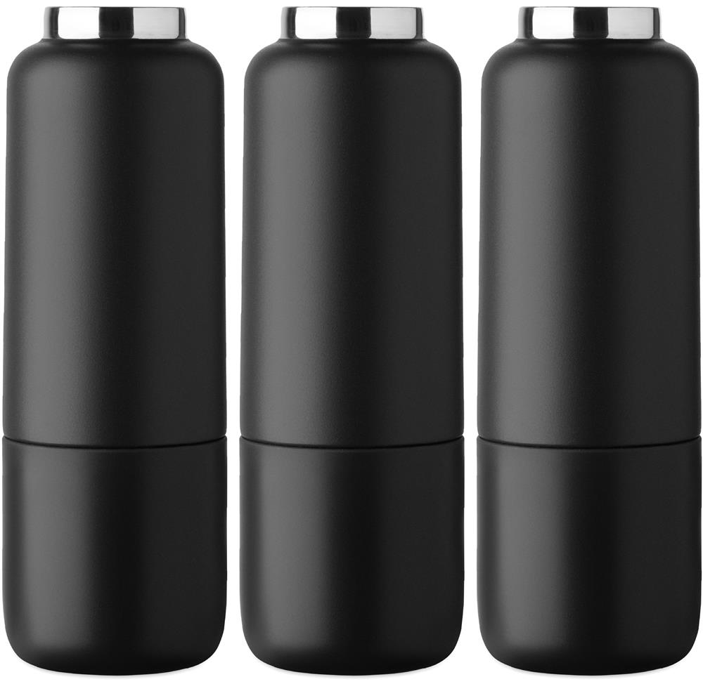 Bouteille isotherme 500 ml à sangle personnalisée NOEKA, tour complet (impression numérique 360)
