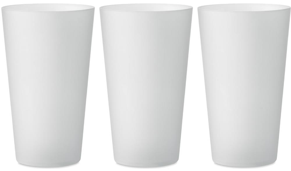 Gobelet réutilisable 500 ml personnalisé FESTA LARGE, tour complet (sérigraphie circulaire)