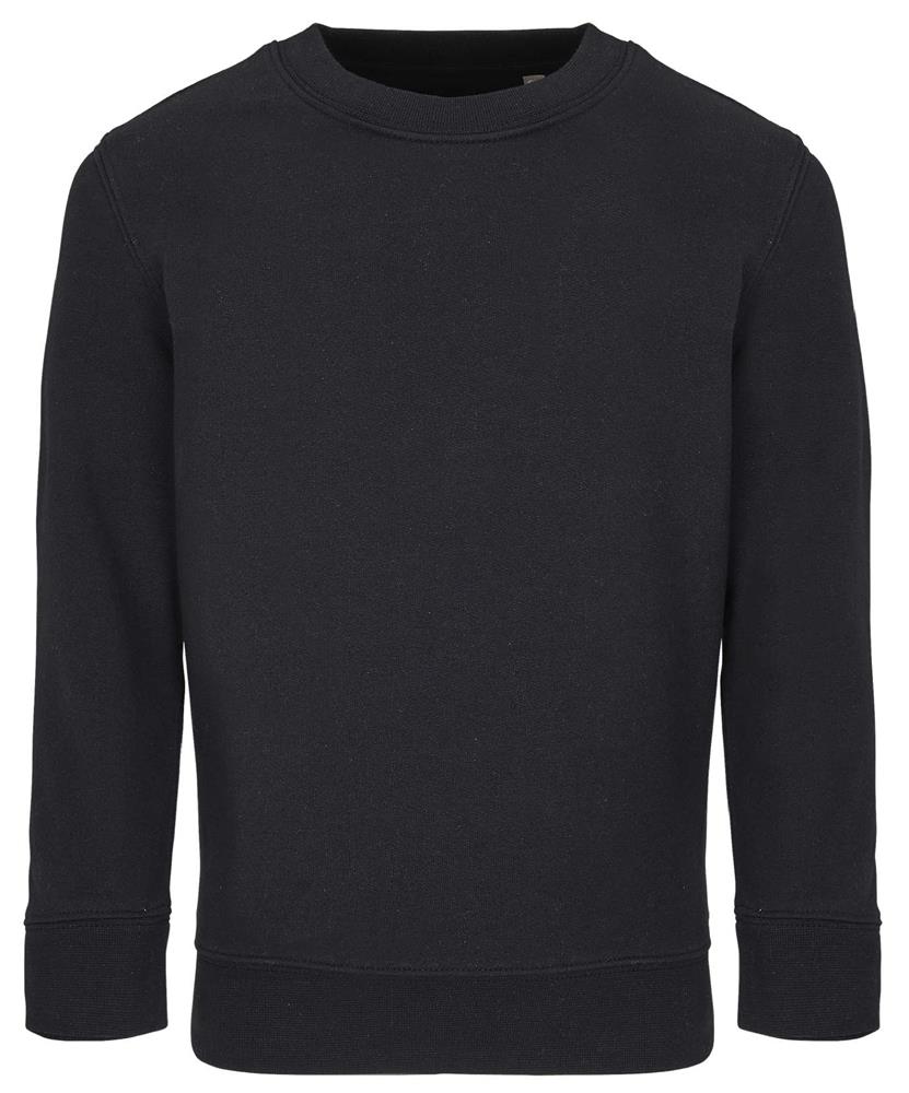 Sweat enfant col rond personnalisé COLUMBIA KIDS, côté cœur