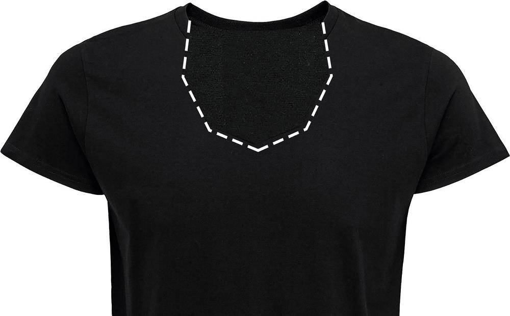 Tee-shirt homme coton bio personnalisé CRUSADER MEN, intérieur