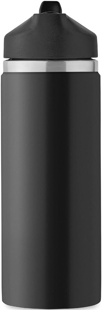 Bouteille paille inox recyclé 500 ml personnalisée IVALO, devant