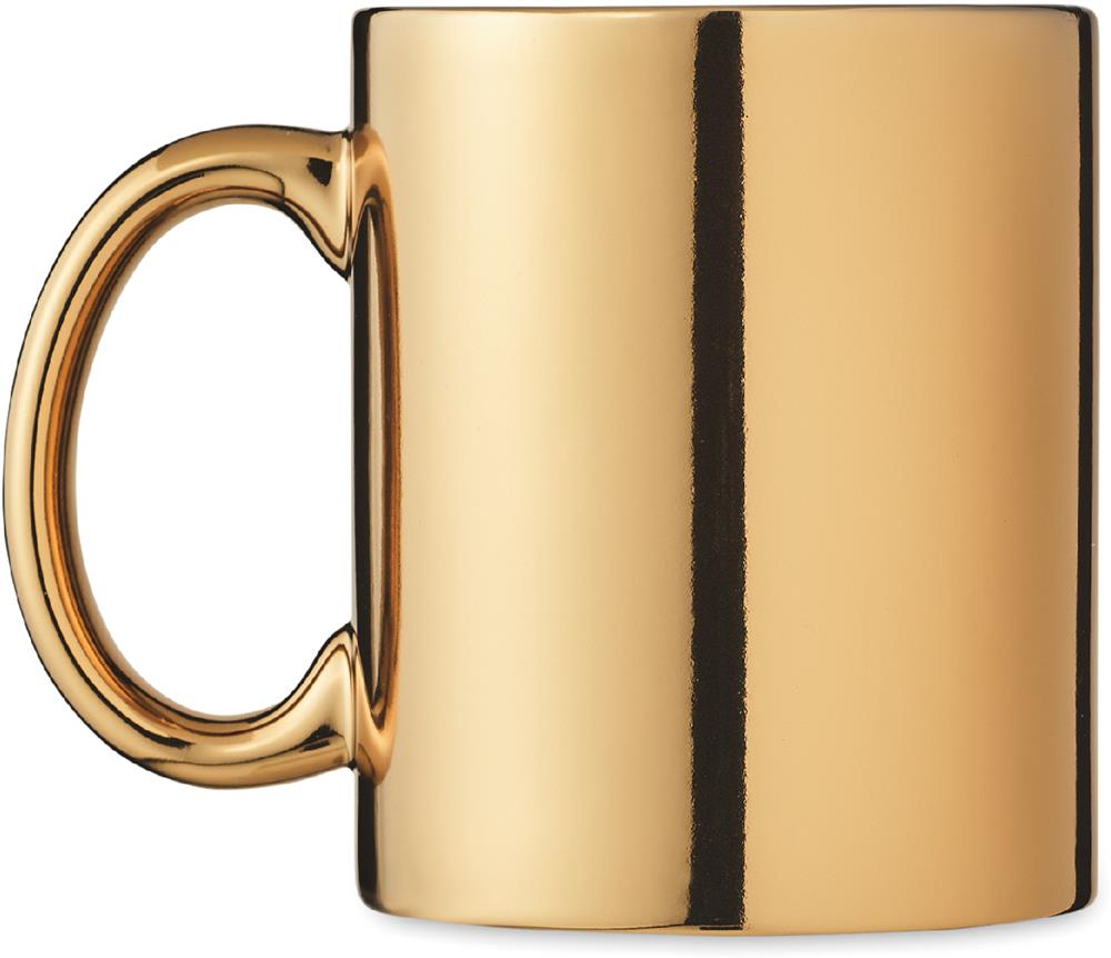 Mug céramique métallisé 300 ml personnalisé HOLLY, gauche
