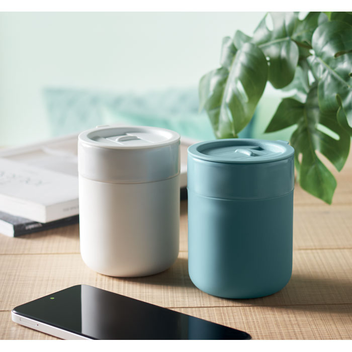 Gobelet céramique manchon silicone personnalisé QERAM