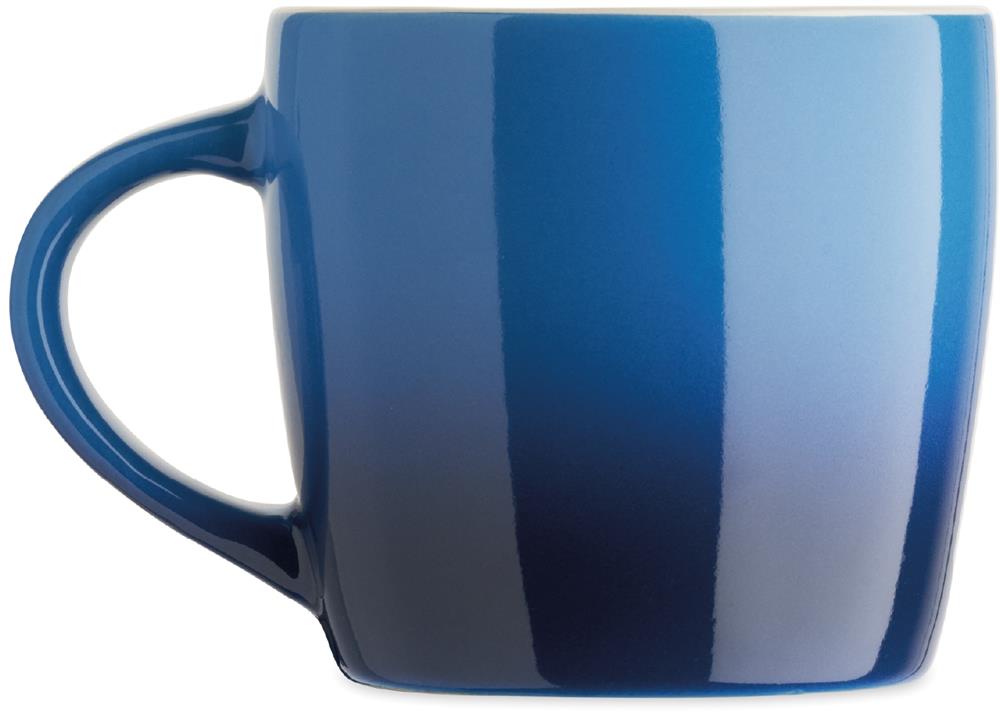 Mug céramique dégradé 300 ml personnalisé PEZE, gauche