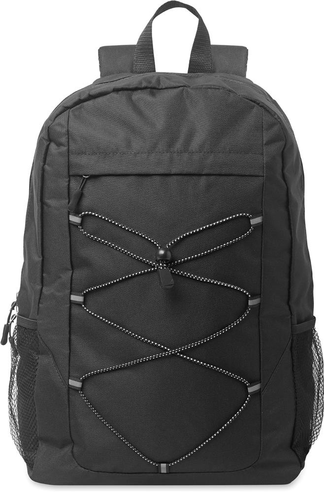 Sac à dos RPET 600D personnalisé HIGE, devant dessus