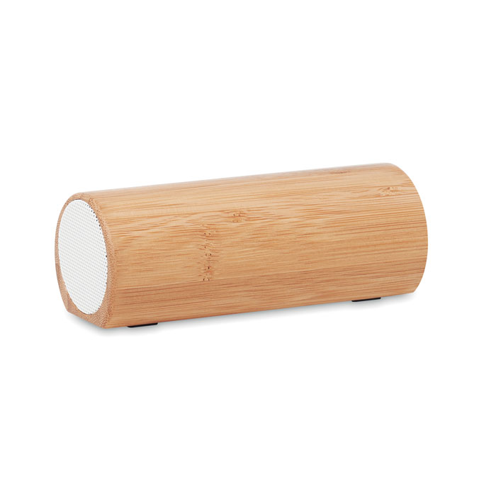 Enceinte bambou 2 x 5 W personnalisée SPEAKBOX, Bois
