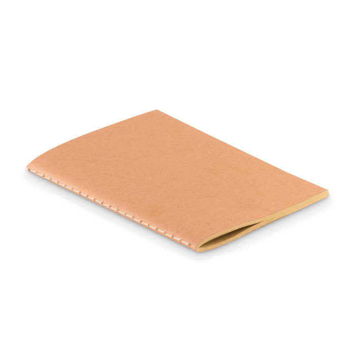 Carnet A6 carton recyclé personnalisé MINI PAPER BOOK, Beige