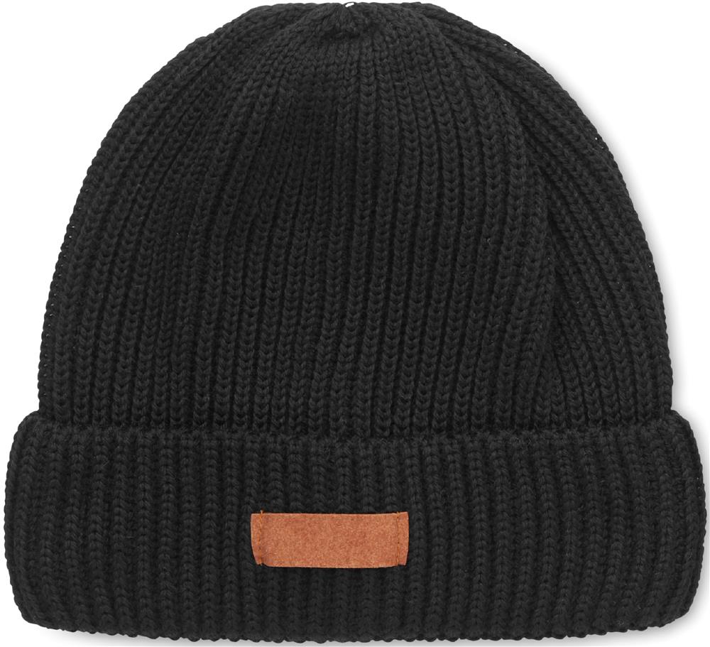 Set bonnet écharpe gants RPET personnalisé DENALI, beanie