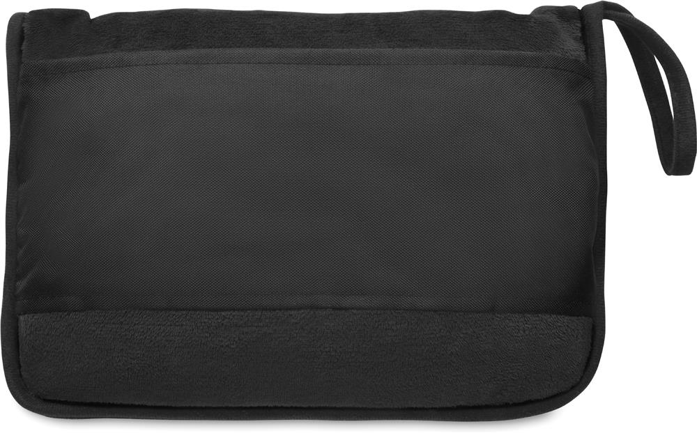 Couverture de voyage 2 en 1 personnalisée COZY, pochette (sérigraphie)